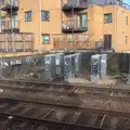 Tagged signalling boxes, The Mobile Train Office, Diss to London - 5th March 2015