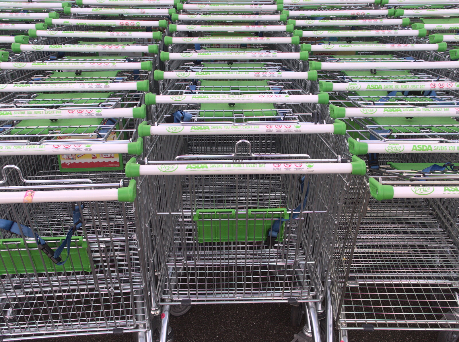 A load of Asda trolleys from A Crashed Car and Greenhouse Demolition, Brome, Suffolk - 20th March 2015