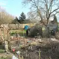 Greenhouse demolition, A Crashed Car and Greenhouse Demolition, Brome, Suffolk - 20th March 2015