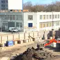 Site clearance continues in Bethnal Green, The Last Day of Pre-School and Beer at the Trowel and Hammer, Cotton, Suffolk - 29th March 2015