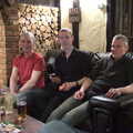 Jimmy, Andy and Bill in the Trowel and Hammer, The Last Day of Pre-School and Beer at the Trowel and Hammer, Cotton, Suffolk - 29th March 2015