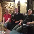 Jimmy, Andy and Bill in the Trowel and Hammer, The Last Day of Pre-School and Beer at the Trowel and Hammer, Cotton, Suffolk - 29th March 2015