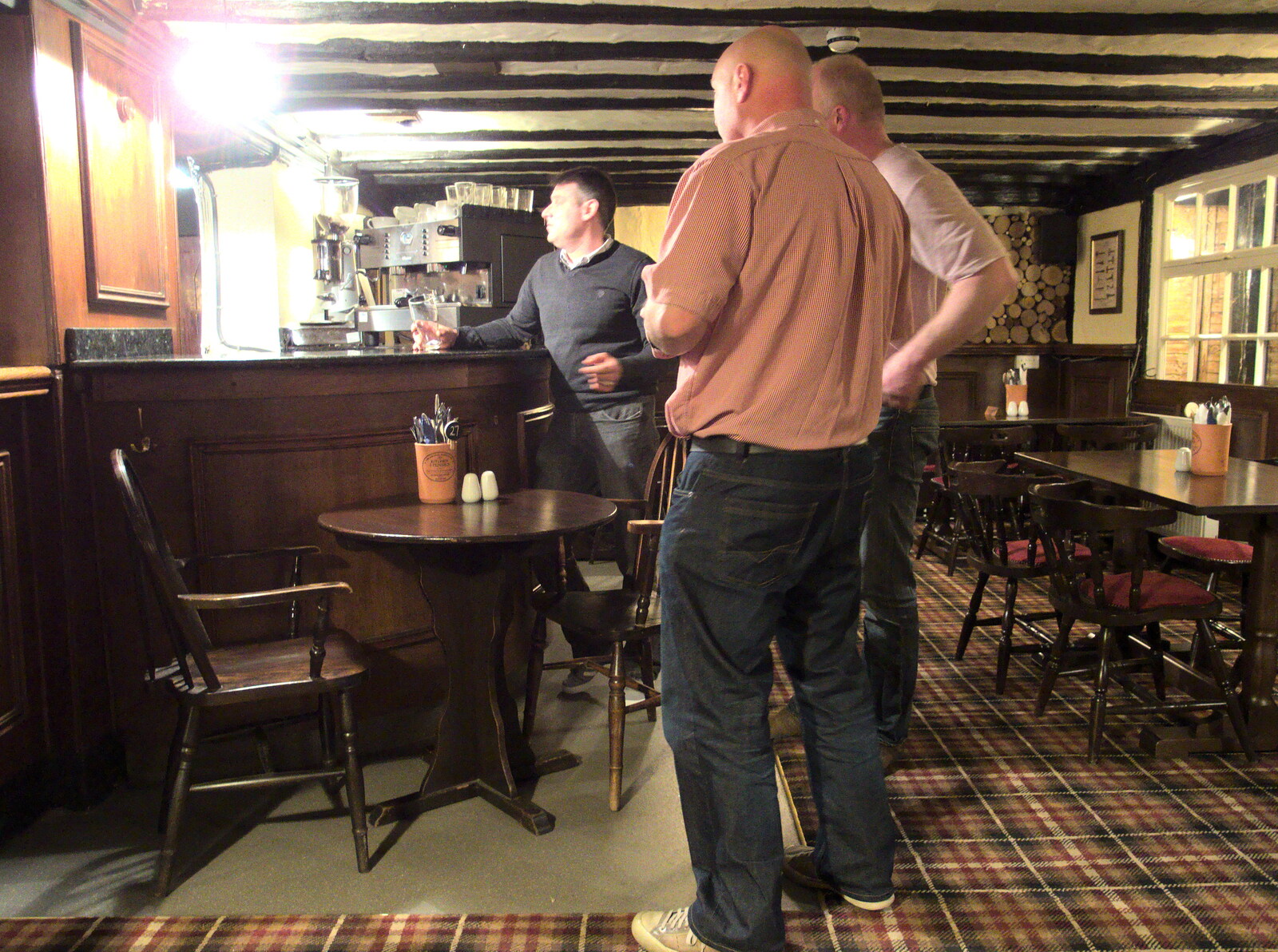 Ricey's at the Trowel and Hammer bar from The Last Day of Pre-School and Beer at the Trowel and Hammer, Cotton, Suffolk - 29th March 2015