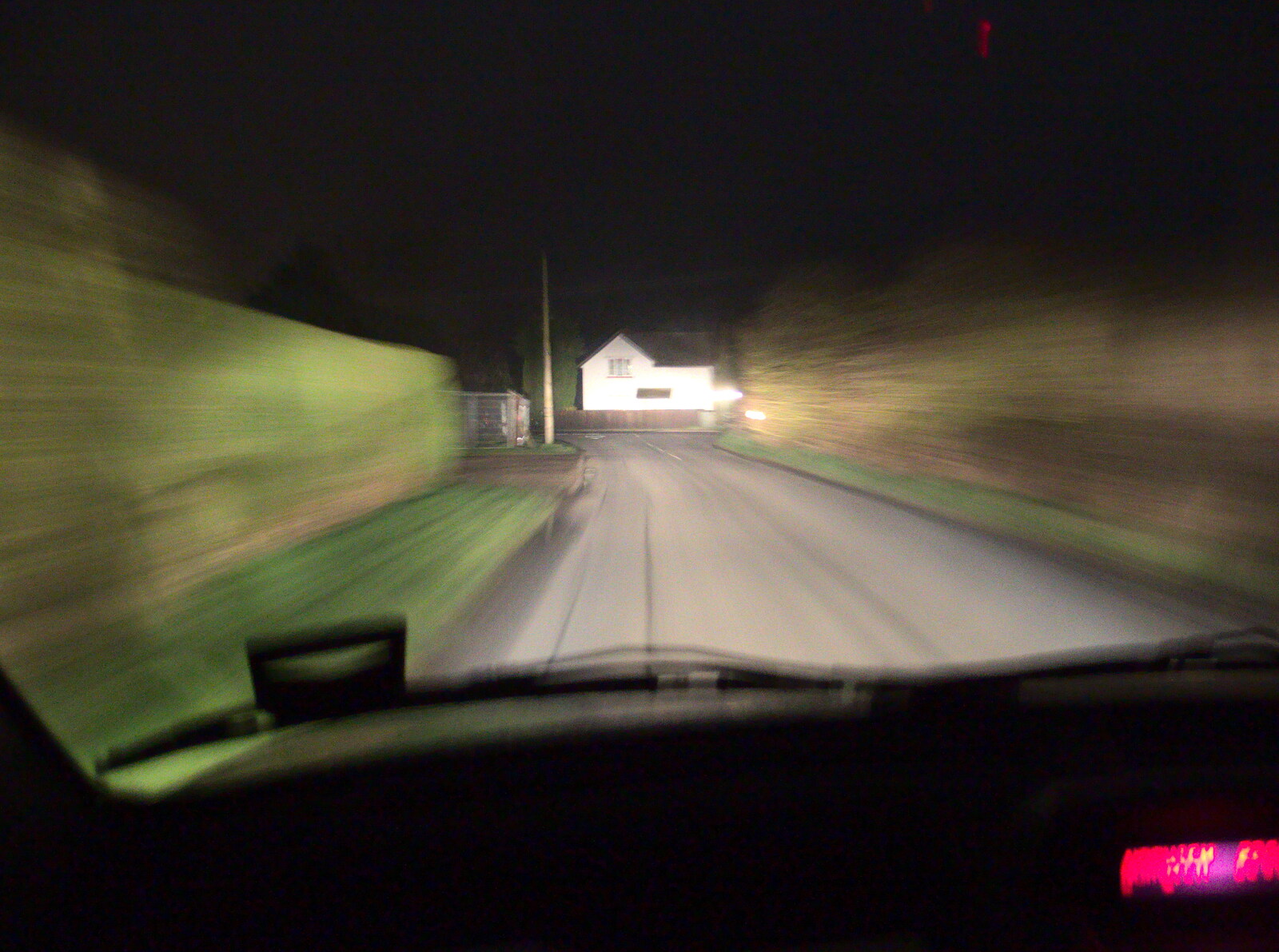 The road back to the B1123 from The Last Day of Pre-School and Beer at the Trowel and Hammer, Cotton, Suffolk - 29th March 2015