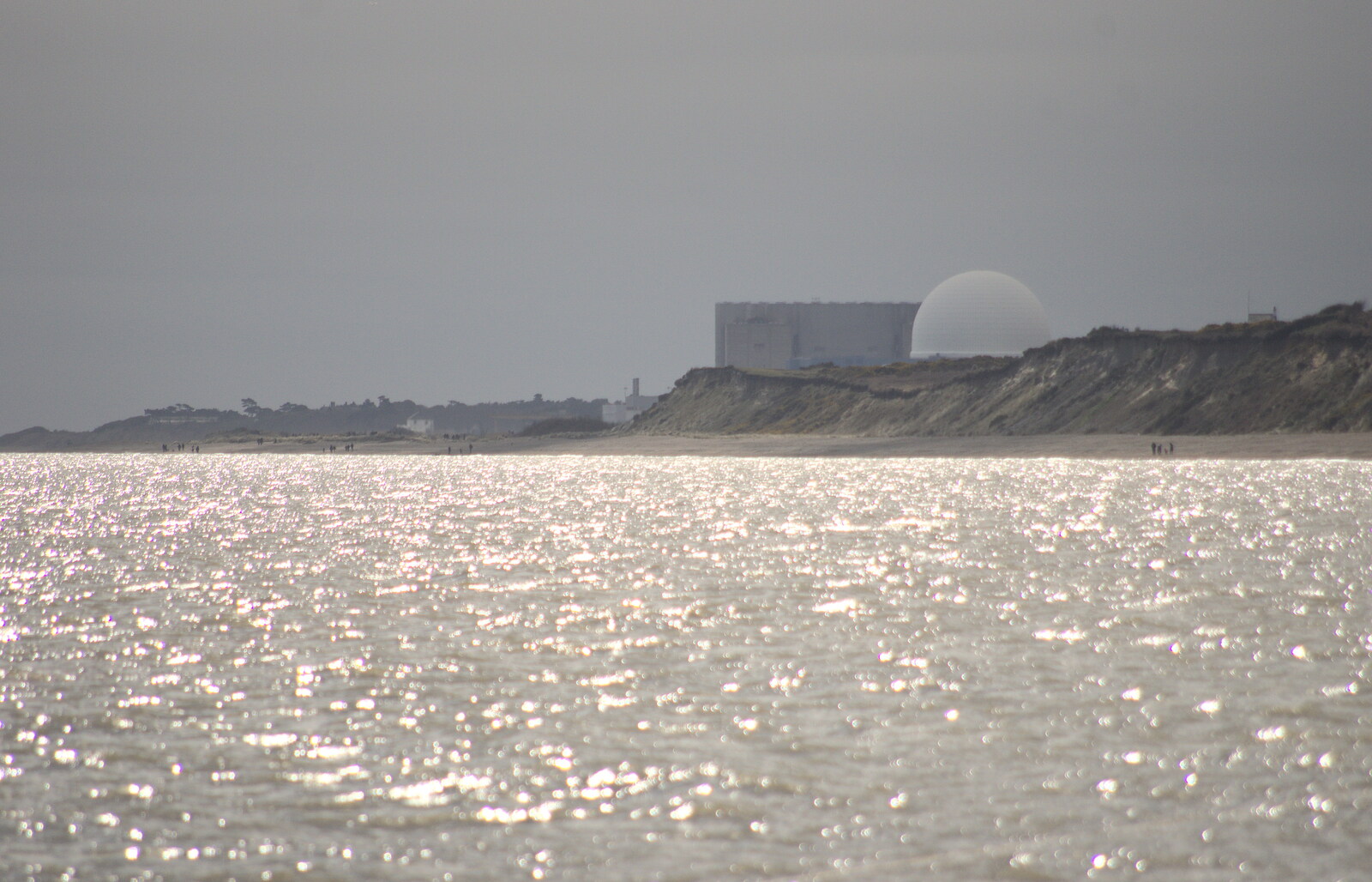 Sizewell A and B from A Day on the Beach, Dunwich, Suffolk - 6th April 2015