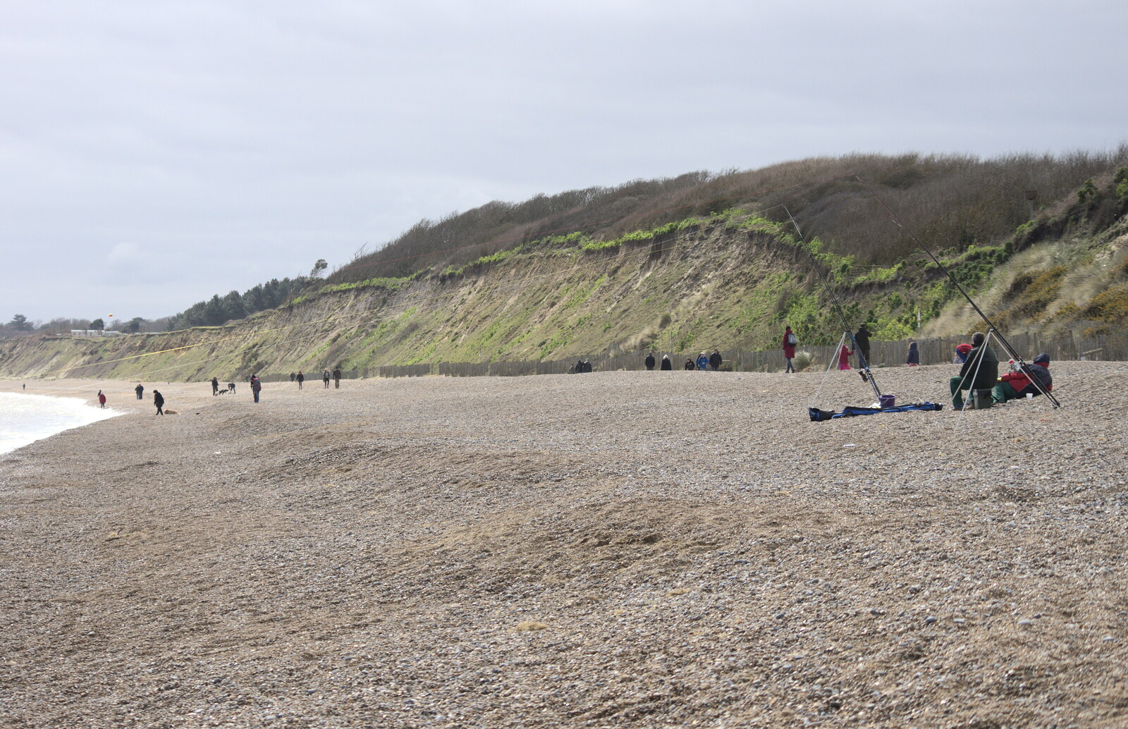 On the beach at Dunwich from A Day on the Beach, Dunwich, Suffolk - 6th April 2015