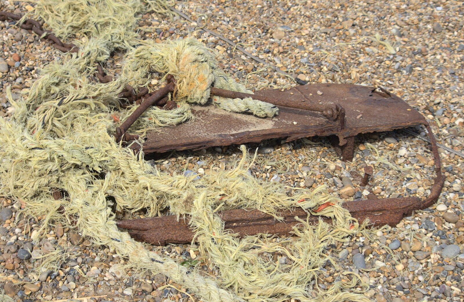 More discarded rope and rusted metalwork from A Day on the Beach, Dunwich, Suffolk - 6th April 2015