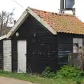 Tumble-down wooden shed, A Day on the Beach, Dunwich, Suffolk - 6th April 2015