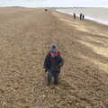Harry on the beach, A Day on the Beach, Dunwich, Suffolk - 6th April 2015