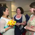 Haryanna, Louise and Isobel, James and Haryanna's Wedding, Grand Canal Dock, Dublin - 15th April 2015