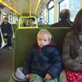 Harry and Isobel, looking around on the DART, Temple Bar and Dun Laoghaire, Dublin, Ireland - 16th April 2015