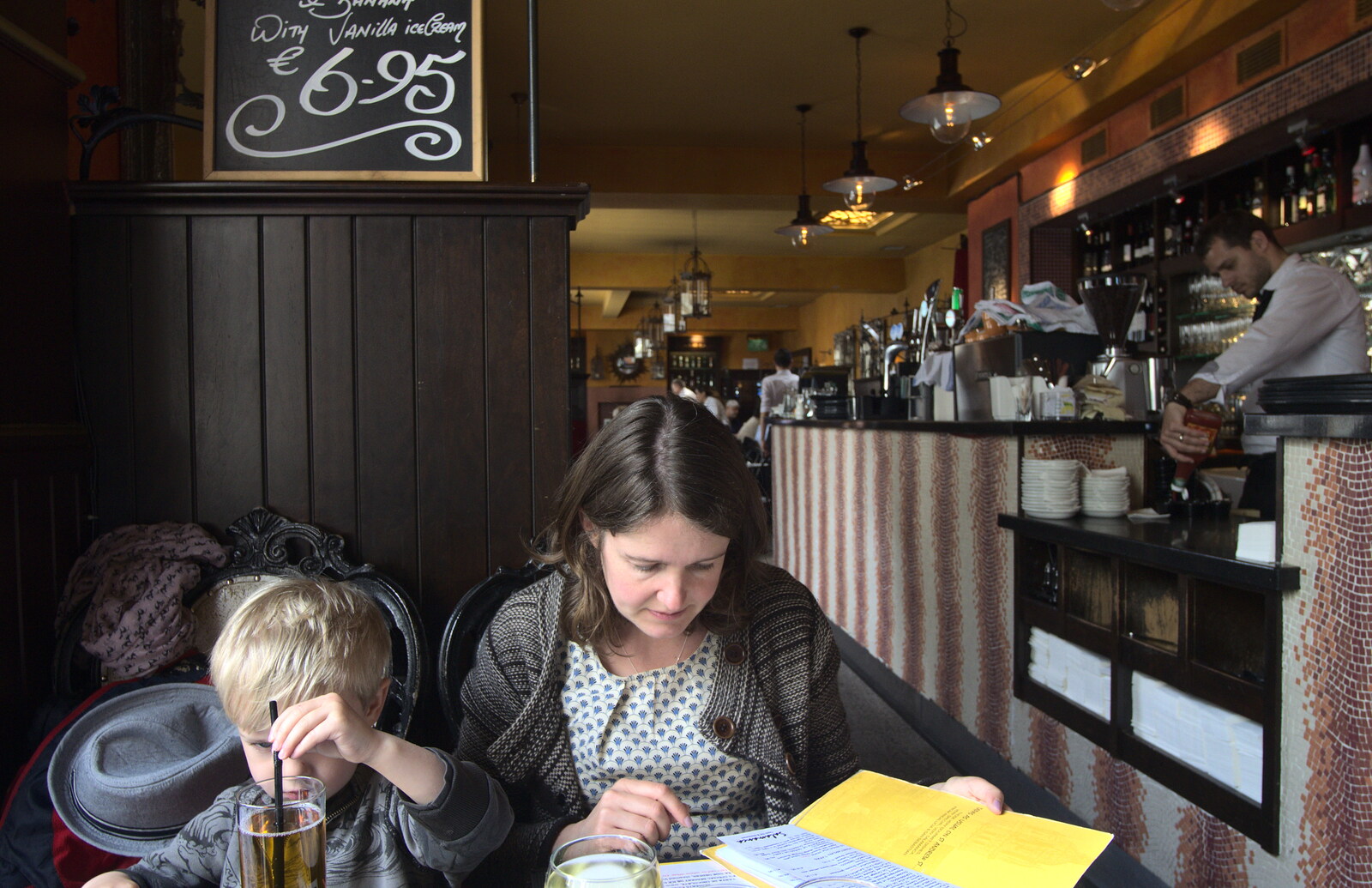 Time for lunch at Salamanca Tapas bar from Temple Bar and Dun Laoghaire, Dublin, Ireland - 16th April 2015