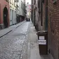 A cobbled Dublin back alley, Temple Bar and Dun Laoghaire, Dublin, Ireland - 16th April 2015