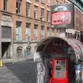 The stickery phone booth, Temple Bar and Dun Laoghaire, Dublin, Ireland - 16th April 2015