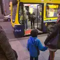 Waiting for the bus home, Temple Bar and Dun Laoghaire, Dublin, Ireland - 16th April 2015