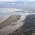 Dublin Bay from the air, Temple Bar and Dun Laoghaire, Dublin, Ireland - 16th April 2015