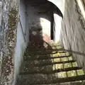 Steps down into the bowels of the church, The Oaksmere's First Year Anniversary, Brome, Suffolk - 23rd April 2015