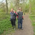 Mikey and Andy, Making Dens: Rosie's Birthday, Thornham, Suffolk - 25th April 2015