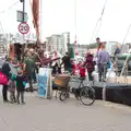 A tour group disembarks from Thistle, Diss Kebabs and Pizza Express, Ipswich, Suffolk - 7th May 2015