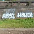 Wowza graffiti near Ilford, Diss Kebabs and Pizza Express, Ipswich, Suffolk - 7th May 2015