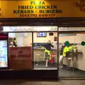 Phil and Isobel in the kebab shop, Diss Kebabs and Pizza Express, Ipswich, Suffolk - 7th May 2015