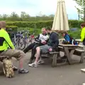 Marc and The Boy Phil outside the Horse and Jockey, The BSCC Weekend Away, Lyddington, Rutland - 9th May 2015