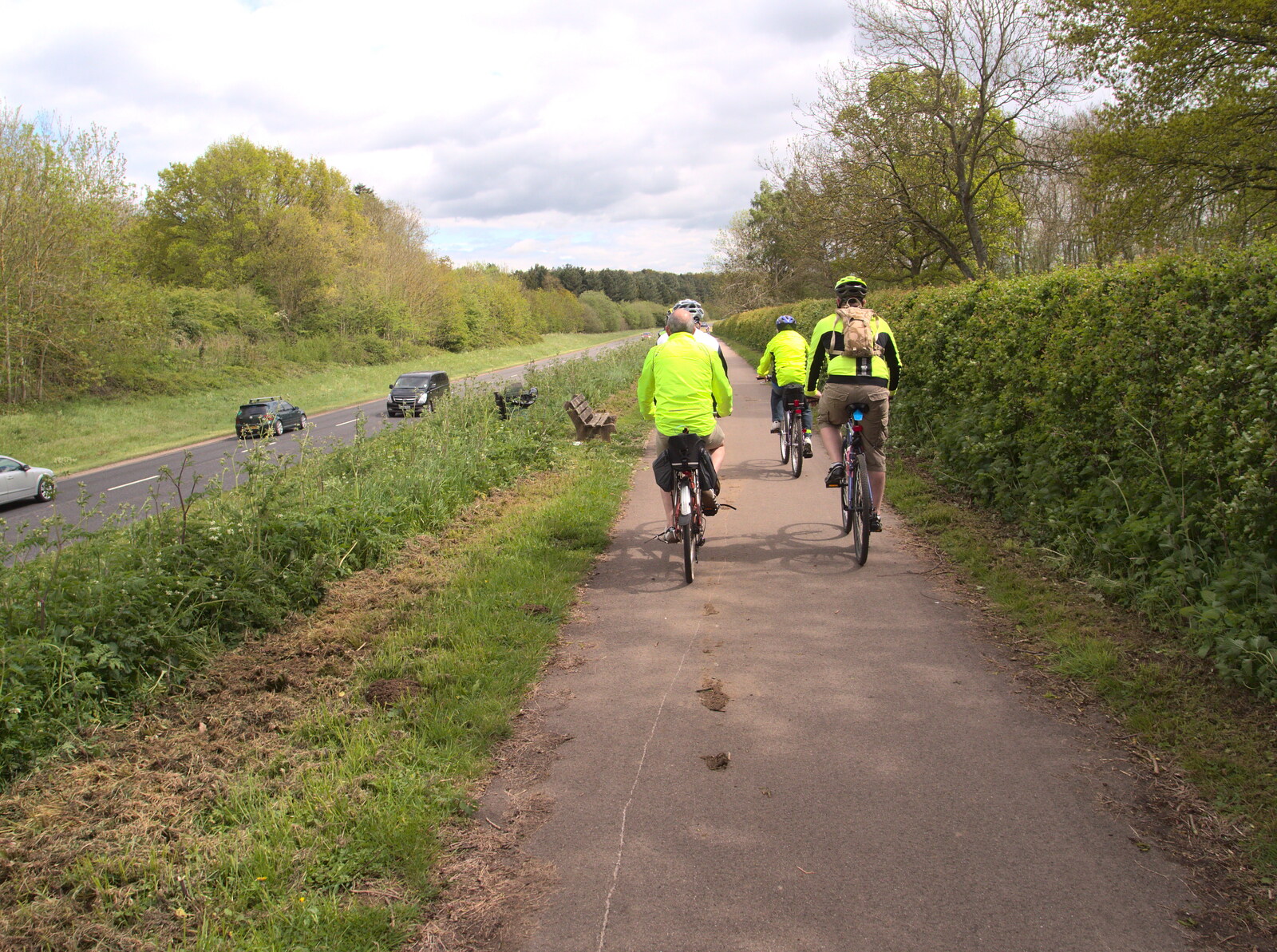Riding around the Water from The BSCC Weekend Away, Lyddington, Rutland - 9th May 2015