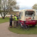 We find an ice-cream van at Normanton church, The BSCC Weekend Away, Lyddington, Rutland - 9th May 2015