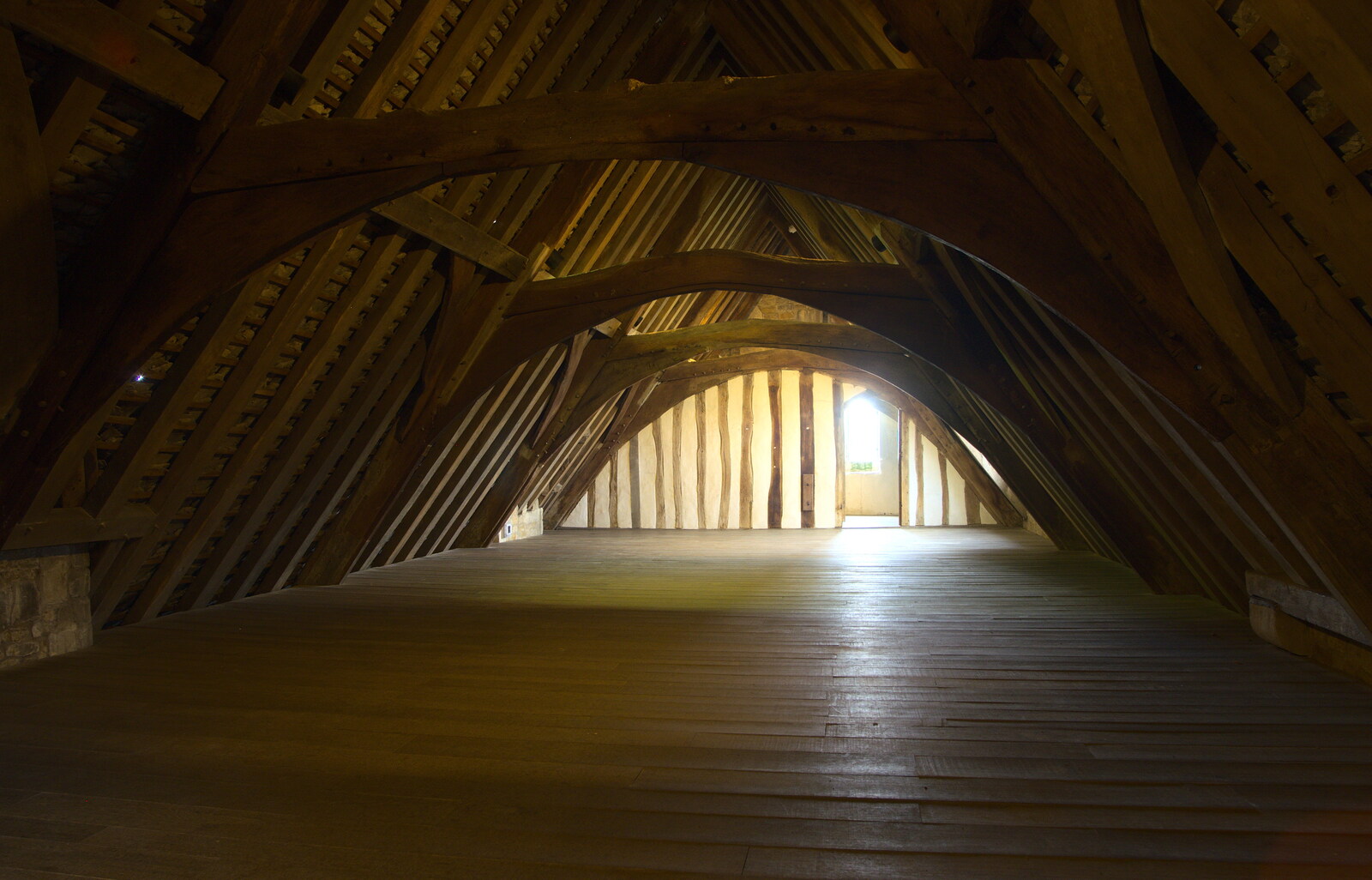 The impressive attic room from The BSCC Weekend Away, Lyddington, Rutland - 9th May 2015