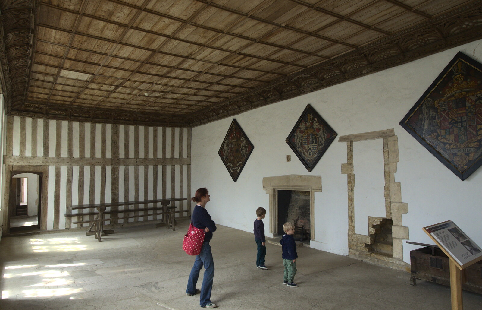Looking around the Bede House's great hall from The BSCC Weekend Away, Lyddington, Rutland - 9th May 2015