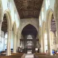 Lyddington's church nave, The BSCC Weekend Away, Lyddington, Rutland - 9th May 2015