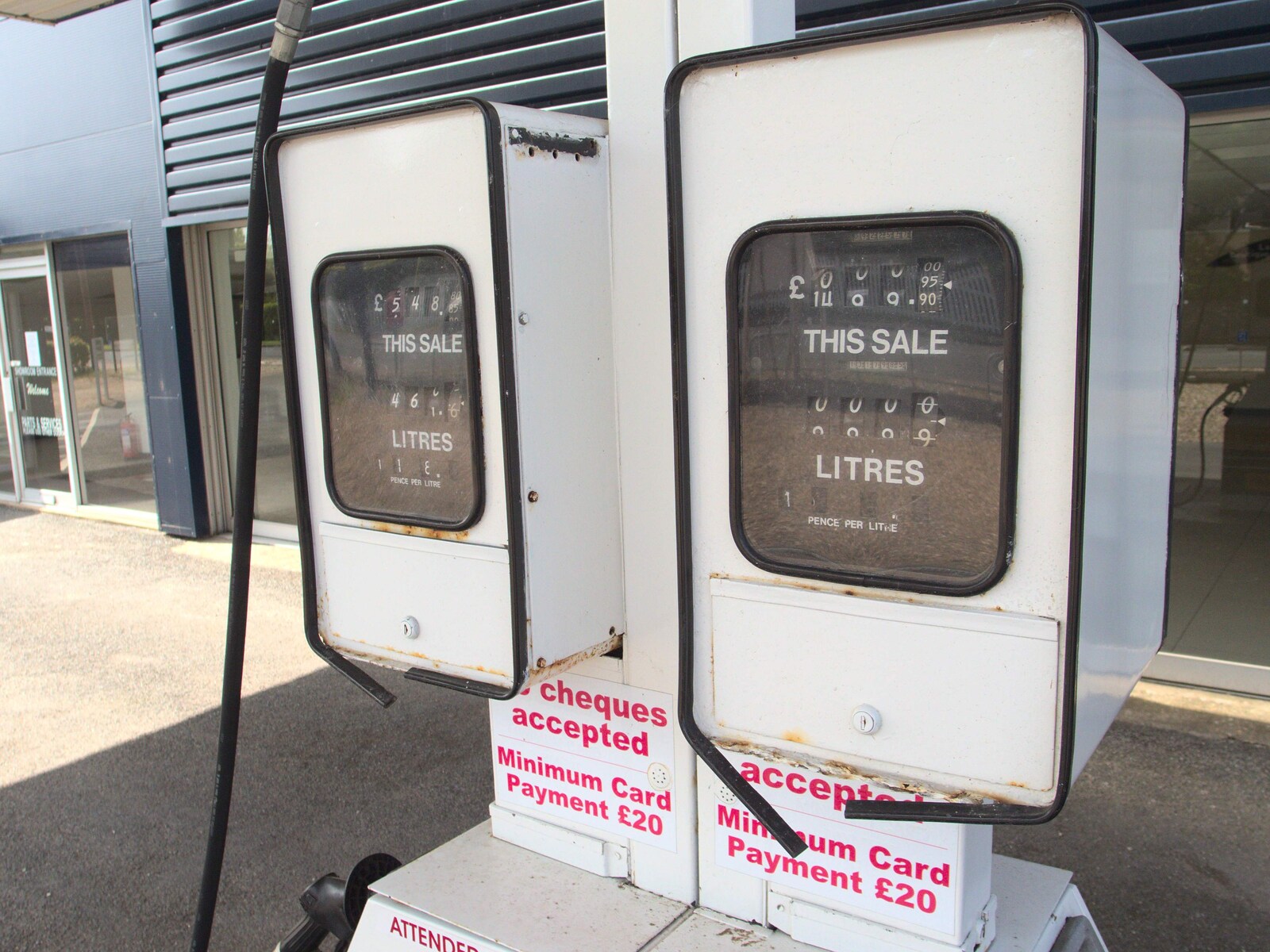 A last sale of £54.80 from A Derelict Petrol Station, Palgrave, Suffolk - 16th May 2015