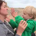 Isobel and Harry, A Birthday Camping Trip, East Runton, North Norfolk - 26th May 2015