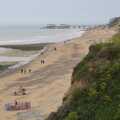 The view over East Runton beach to Cromer, A Birthday Camping Trip, East Runton, North Norfolk - 26th May 2015