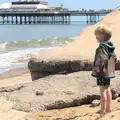 Harry looks out to sea, A Birthday Camping Trip, East Runton, North Norfolk - 26th May 2015