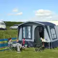 The van in camper-van city, A Birthday Camping Trip, East Runton, North Norfolk - 26th May 2015