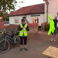 Suey, Marc and The Boy Phil get ready to saddle up, Thursday BSCC Bike Rides, Thelnetham and Earl Soham, Suffolk - 31st May 2015