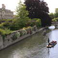 Punting on the Cam, Punting With Grandad, Cambridge, Cambridgeshire - 6th June 2015