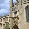 Trinity's clock, Punting With Grandad, Cambridge, Cambridgeshire - 6th June 2015