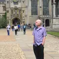 Grandad stops to look around, Punting With Grandad, Cambridge, Cambridgeshire - 6th June 2015