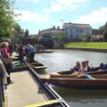 It's heaving down at Scudamore's punts, Punting With Grandad, Cambridge, Cambridgeshire - 6th June 2015