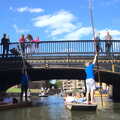 The eponymous Bridge Street bridge, Punting With Grandad, Cambridge, Cambridgeshire - 6th June 2015