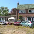 A wrecked house surrounded by manicured suburbia, SwiftKey Does AirSoft, Epsom, Surrey - 11th June 2015