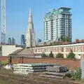 A church and the Shard, SwiftKey Does AirSoft, Epsom, Surrey - 11th June 2015