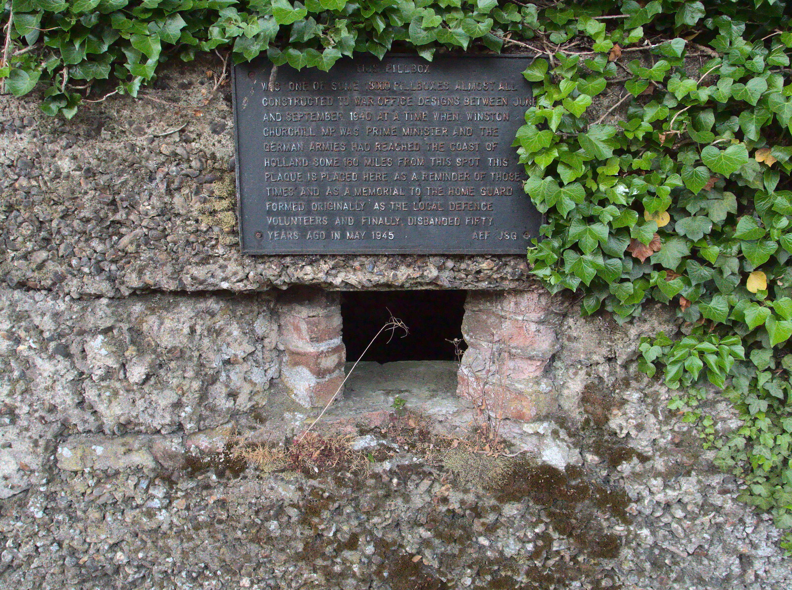 A WWII pillbox outside Diss station from SwiftKey Does AirSoft, Epsom, Surrey - 11th June 2015