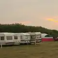 A random stack of caravans, A Wet Weekend of Camping, Waxham Sands, Norfolk - 13th June 2015