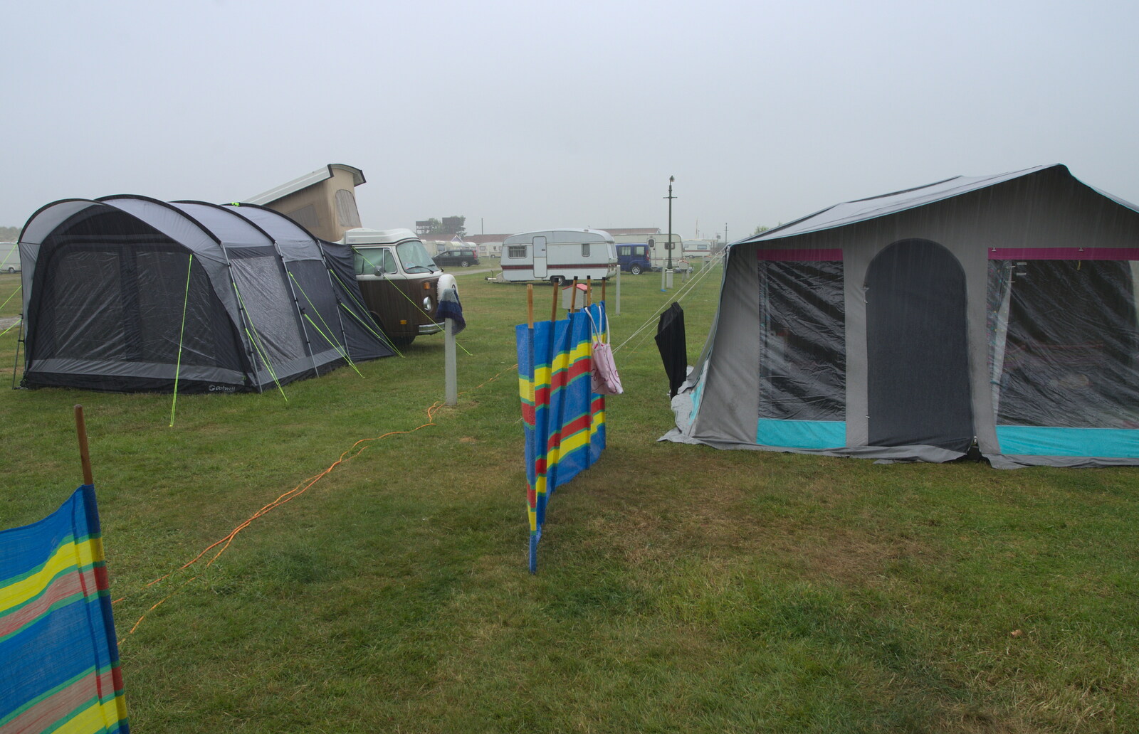It starts lashing it from A Wet Weekend of Camping, Waxham Sands, Norfolk - 13th June 2015