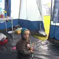 Harry plays with Lego, A Wet Weekend of Camping, Waxham Sands, Norfolk - 13th June 2015