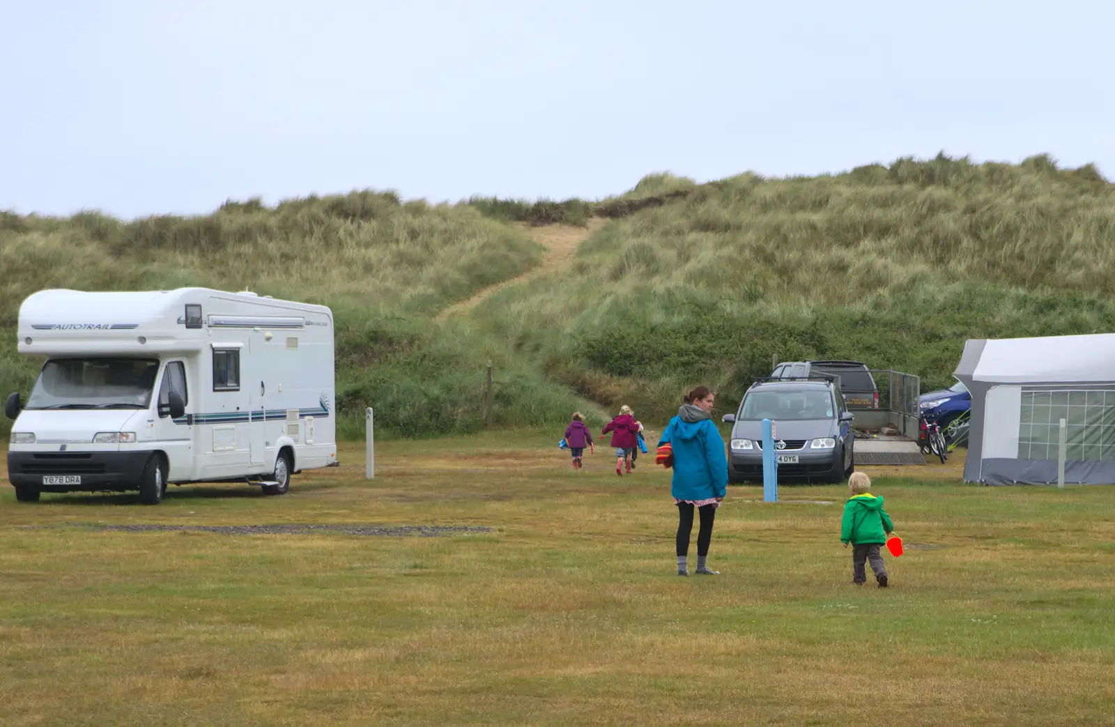 We head off to the beach instead, from A Wet Weekend of Camping, Waxham Sands, Norfolk - 13th June 2015