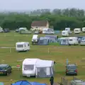 A view of our spot from up on the dunes, A Wet Weekend of Camping, Waxham Sands, Norfolk - 13th June 2015